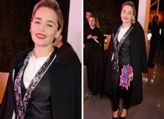 ما رأيك بهذا التصميم الذي اختارته إميليا كلارك من دولتشي أند غابانا؟