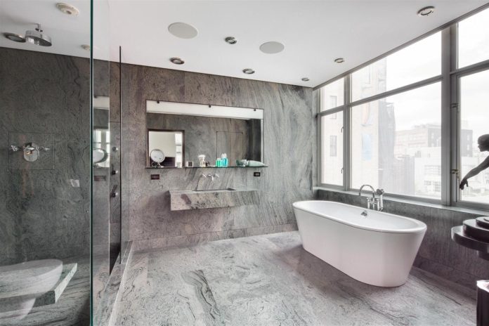 Grey-And-White-Bathroom-Granite