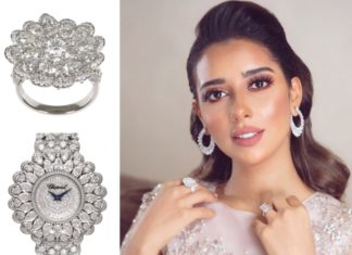 بلقيس فتحي تزين إطلالتها بمجوهرات فاخرة من شوبارد