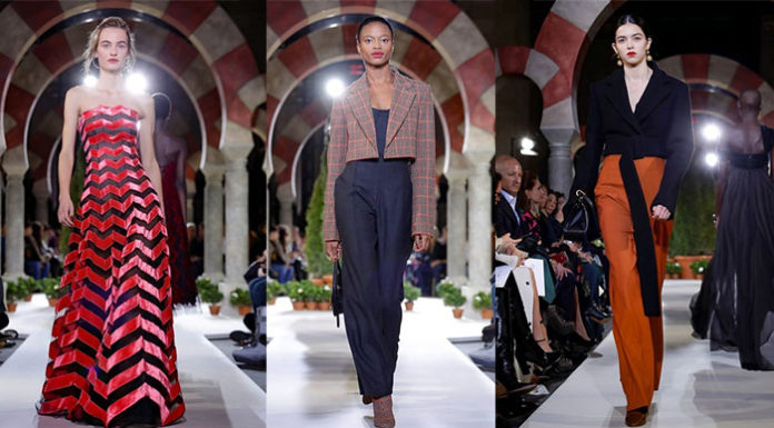 الطابع الشرقي يطغى على أزياء أوسكار دي لا رينتا لخريف وشتاء 2019!