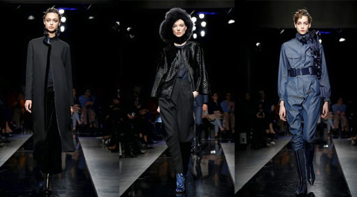 غموض الأسود والأزرق الداكن يسيطر على مجموعة جورجيو أرماني لخريف 2019…