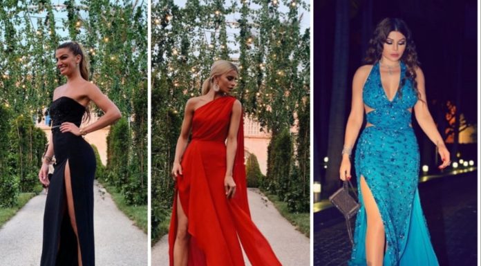 أجمل فساتين سهرة بفتحة جانبية من وحي النجمات!