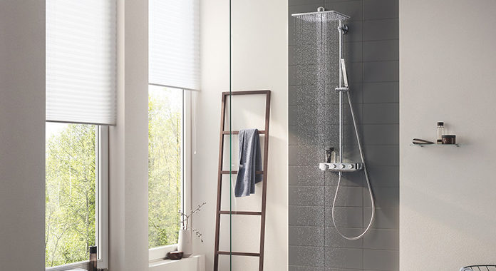 التركيبة الصحيحة لكل تجربة استحمام بفضل رشاش الاستحمام Euphoria الجديد المزوّد بنظام SmartControl من “غروهي”