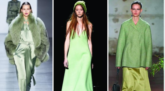 اللون الأخضر يضفي الحيوية على إطلالات خريف وشتاء ٢٠١٩- ٢٠٢٠!