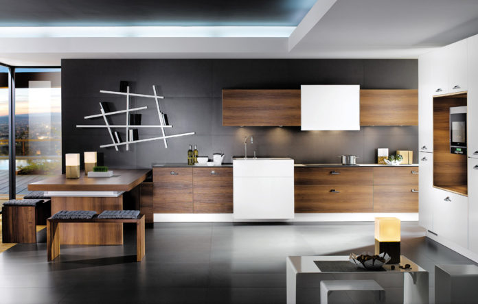 Black-and-Brown-Kitchen-Design