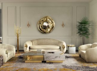 ديكورات بلمسات ذهبيّة تضفي الفخامة والأناقة على منزلكِ…