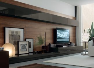 ديكورات لتلفزيون الحائط تضفي الأناقة على المنزل