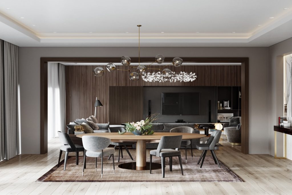 أجمل تصاميم غرف الطعام لهذا العام Modern-luxury-dining-room-sets-1024x683
