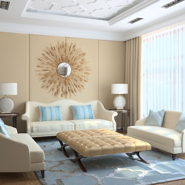 ديكورات باللون البيج تعزز أناقة منزلك Beige-grey-interior-1