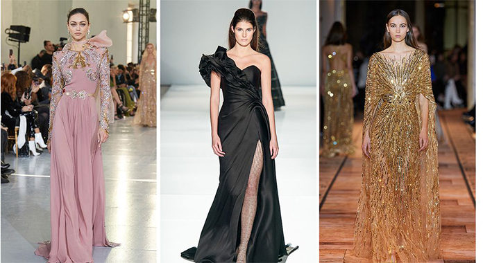 تصامسم فساتين سهرة فخمة لصيف 2020