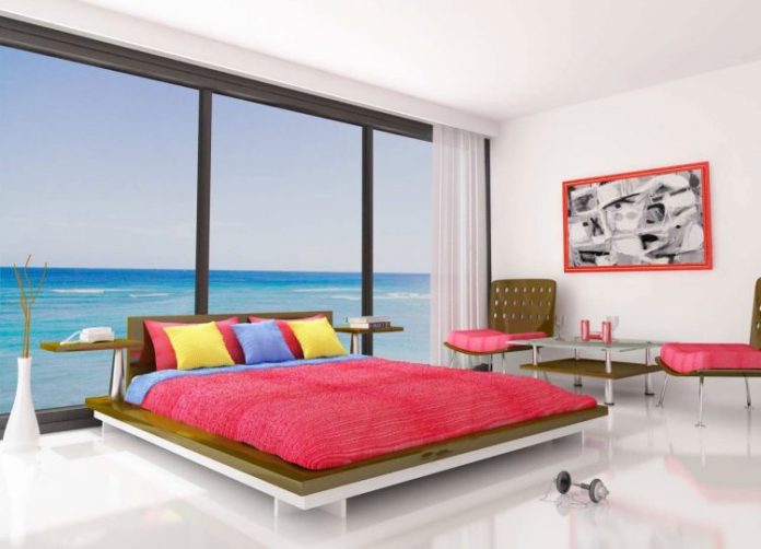 Modern-bedroom-with-bright-colors-e1463053611778