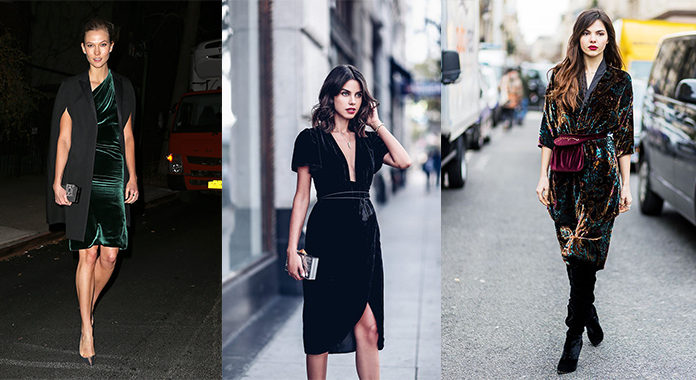 أجمل موديلات فساتين مخمل لتتألّقي بها في مناسبات نهاية العام