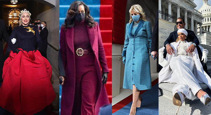 إطلالات النجمات في حفل تنصيب جو بايدن رئيسًا للولايات المتّحدة الأميركيّة