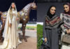 إطلالات فاخرة للنجمات بالزي التقليدي في كأس السعودية العالمي