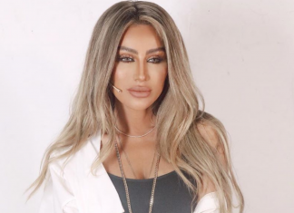 مايا دياب تطل من كواليس تصويرها بفستان زفاف