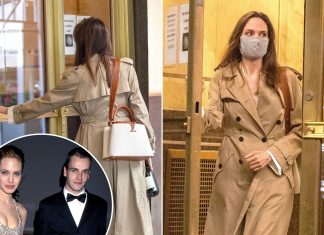 أنجلينا جولي تستمتع بعشاء رومانسي بمنزل أحد أزواجها السابقين