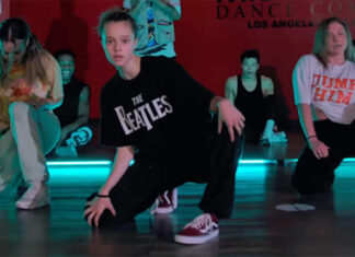 بالفيديو – شيلوه إبنة أنجلينا جولي وبراد بيت تشعل وسائل التواصل الإجتماعي