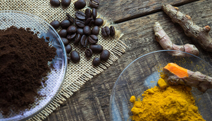 Use-a-coffee-and-turmeric-scrub-a-few-times-a-week-for-better-skin