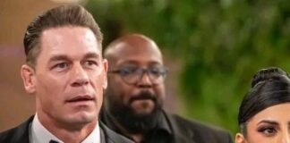 جون سينا وزوجته في Joy Awards