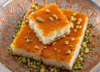 طريقة عمل معمول مد مد بقشطة