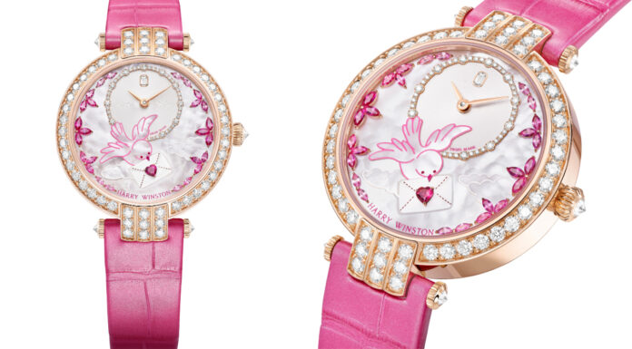ساعة استثنائية من Harry Winston تجسّد رسالة الحب في عيد العشاق