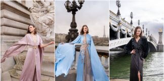 قفطان سلمى بنعمر لرمضان 2026 يلتقي بأناقة باريس في عرض يجمع التراث والحداثة